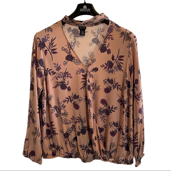 Torrid Wrap Blouse - Picture 2 of 4